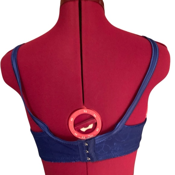 Mamia Blue Jacquard Bra NWOT - Picture 11 of 11